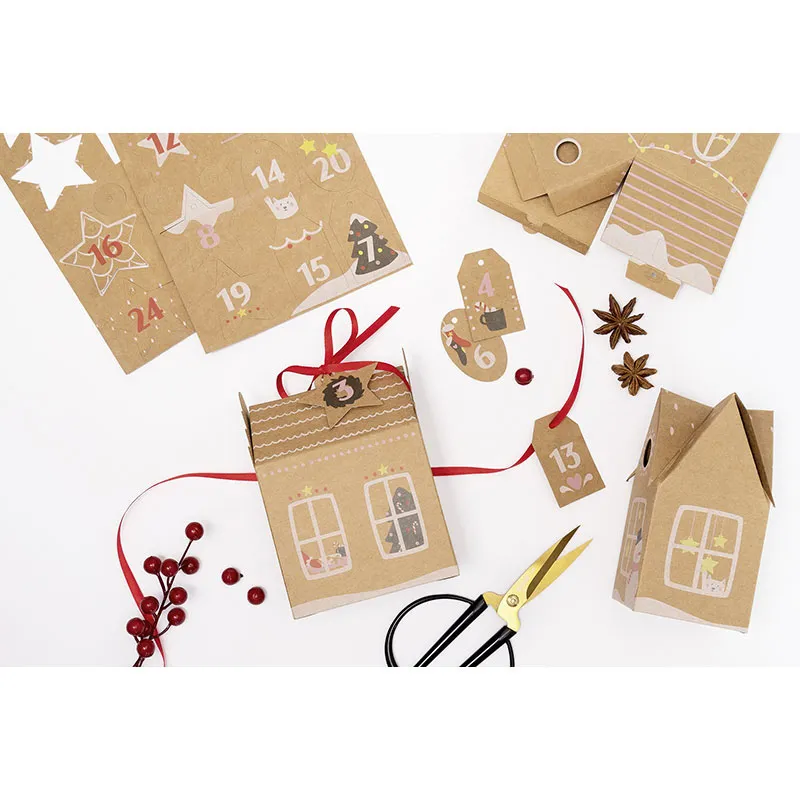 Calendrier de l'avent Maison pain d'épices - 49pcs-1