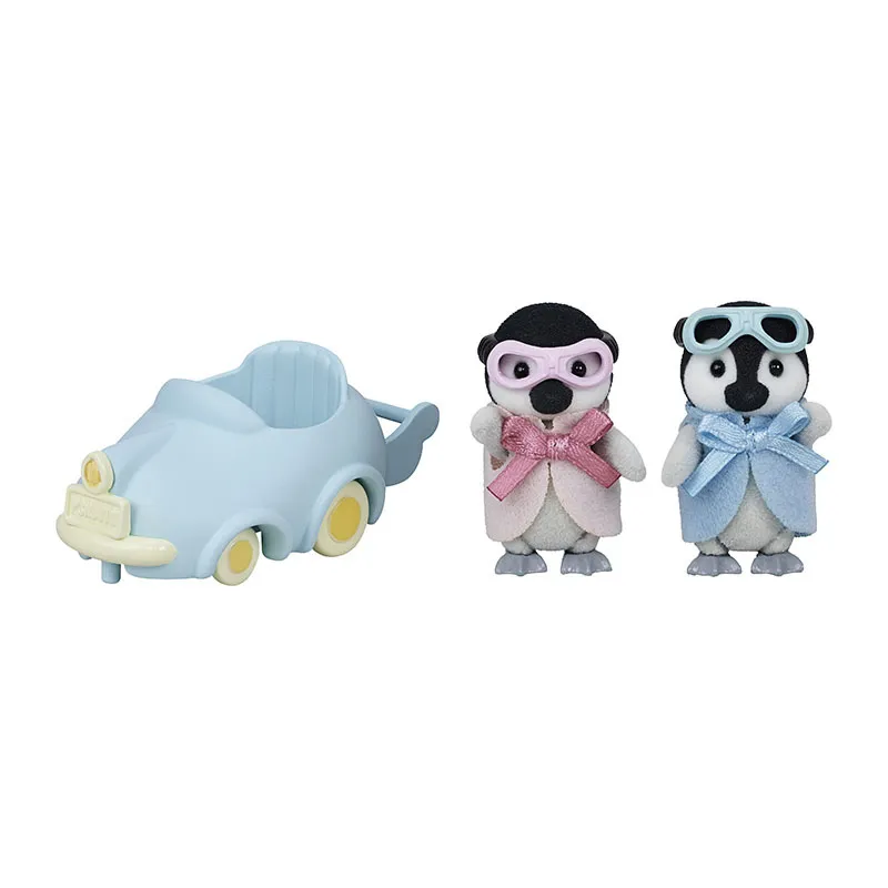Jumeaux pingouin & voiture - 5pcs-0