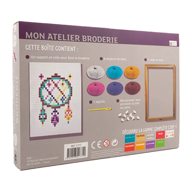 Kit créatif Mon atelier Broderie - 6+-2