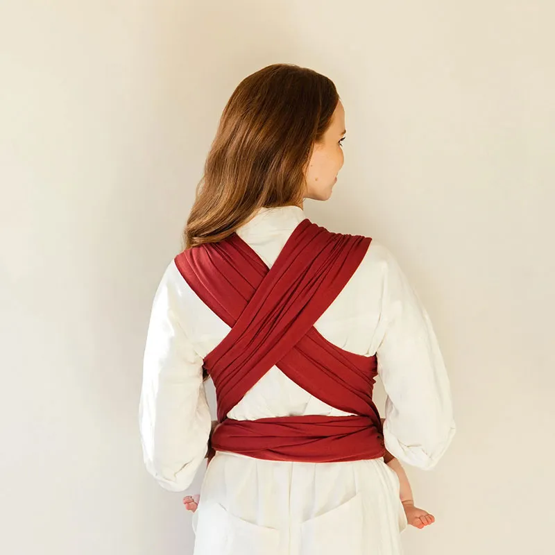 Écharpe de portage Moby Wrap classique Rouge - 0m+-1