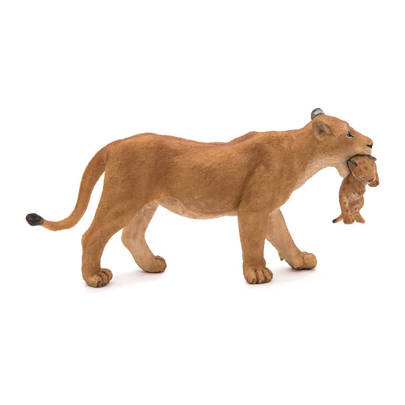 Lionne et son bébé - 14,5x6,5cm-0