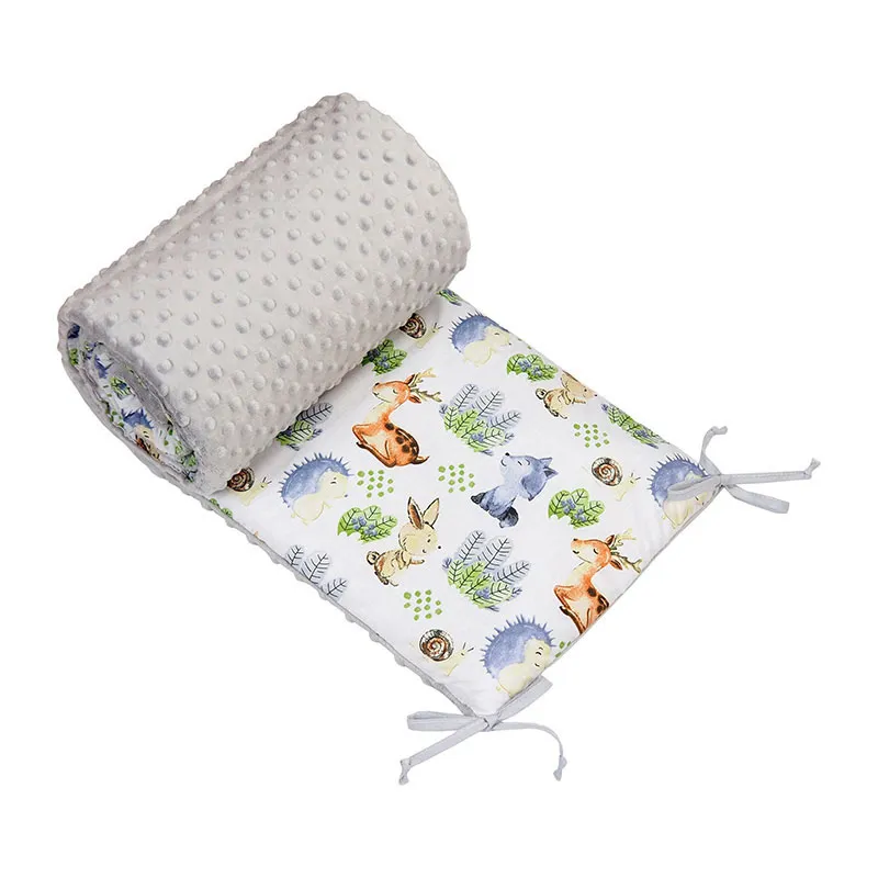 Tour de lit Minky Animaux de la Forêt - 30x180cm-0
