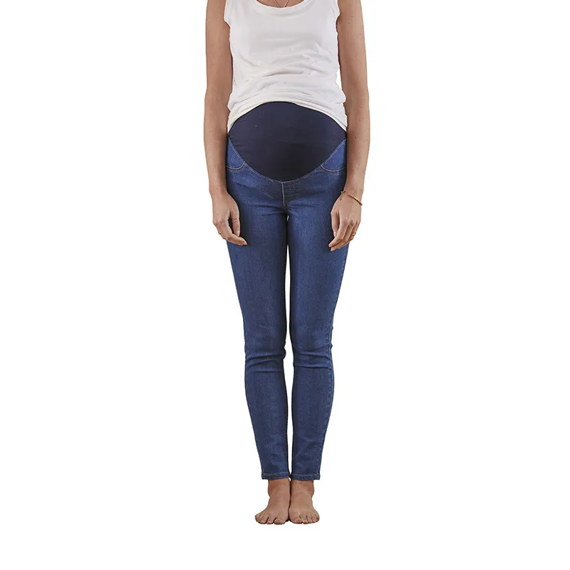 Tregging de grossesse Denim - Bleu-1