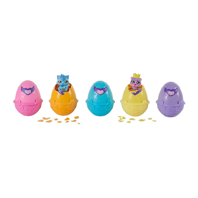 Boîte 5 oeufs + Accessoires Hatchimals Aléa. 18pcs - 36m+-2