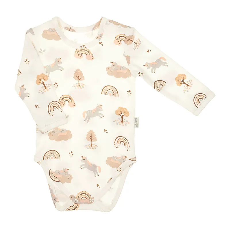Body ML col rond Rosy - Blanc-0
