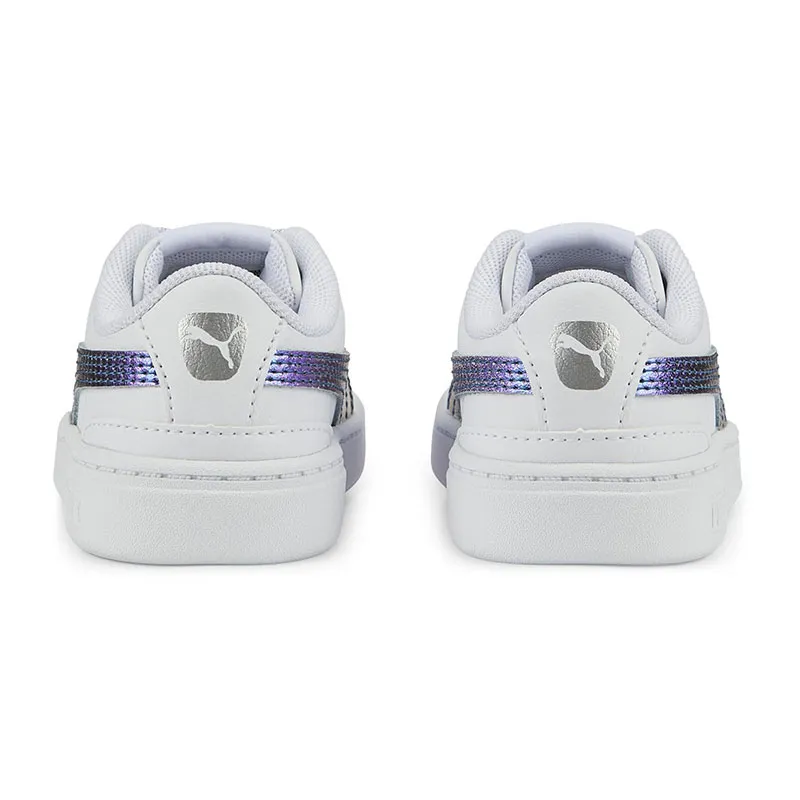 Baskets Bébé Vikky Biolumines AC Puma - Blanc/Argenté-4