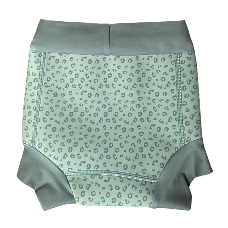 Couche de bain Néoprène - Leopard Vert-1