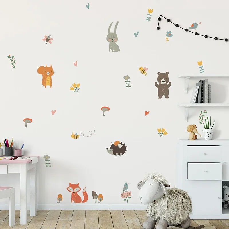 Stickers - Animaux de la forêt funny-1