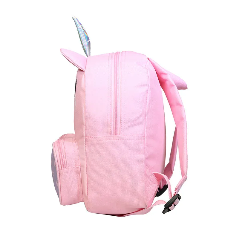 Sac à dos goûter maternelle Kids Licorne Rose - 22x26cm-2