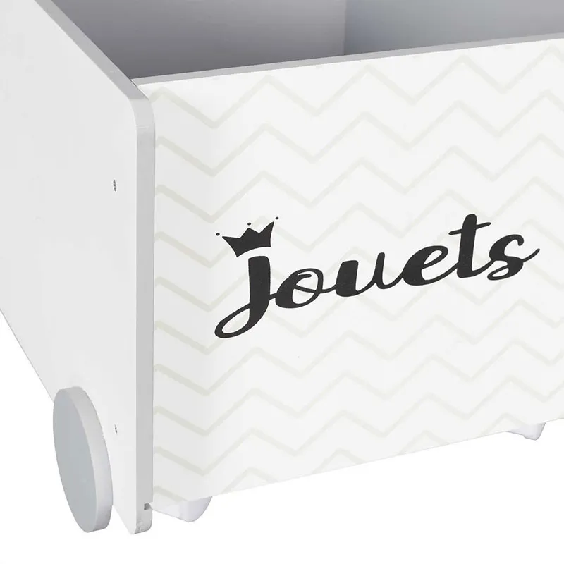 Chariot de rangement enfant Gris - 35x47x48cm-5