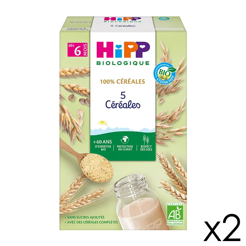 2 Boîtes 5 Céréales BIO - 2x250g-0