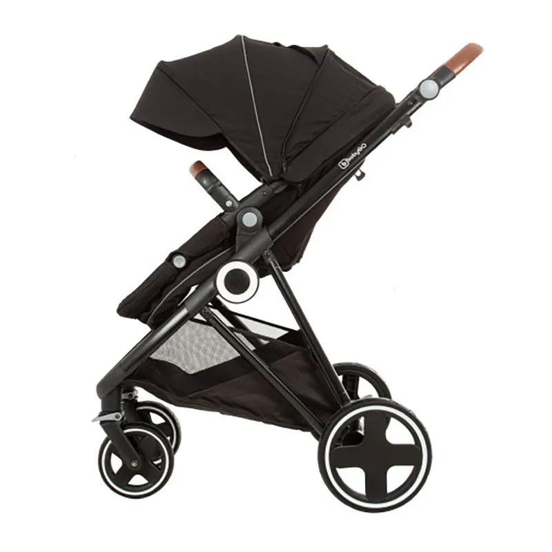 Trio Poussette transformable + Coque Gr.0+ Halime Anthracite/Noir - 0m+-3