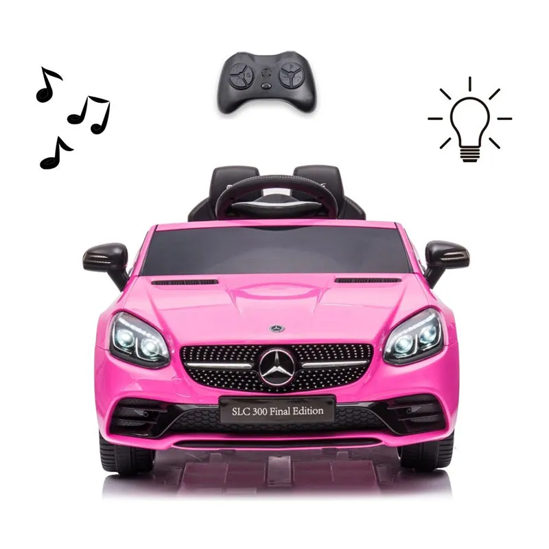 Voiture à batterie Mercedes-Benz SLC Rose - 36m+-1
