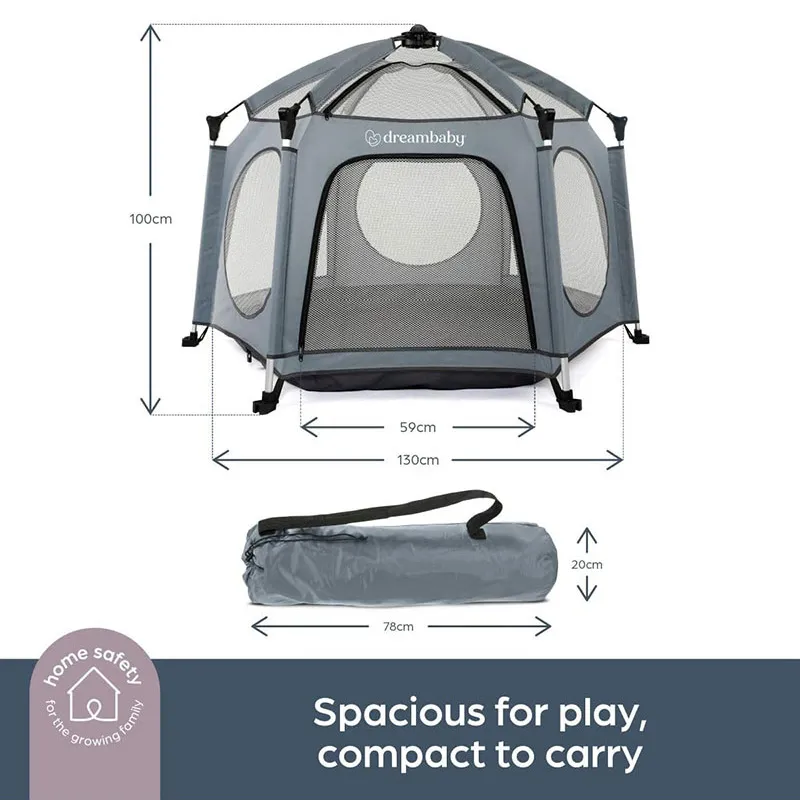 Parc Pop-up Bleu/Gris - 0m+-2