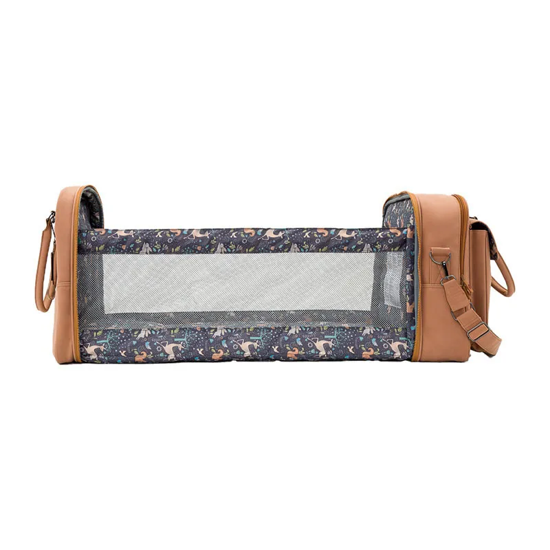 Couffin nomade/Sac à langer Porcini - 48x77cm-5