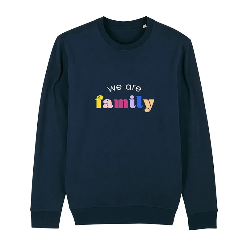 Sweat Homme We are family - Navy-0