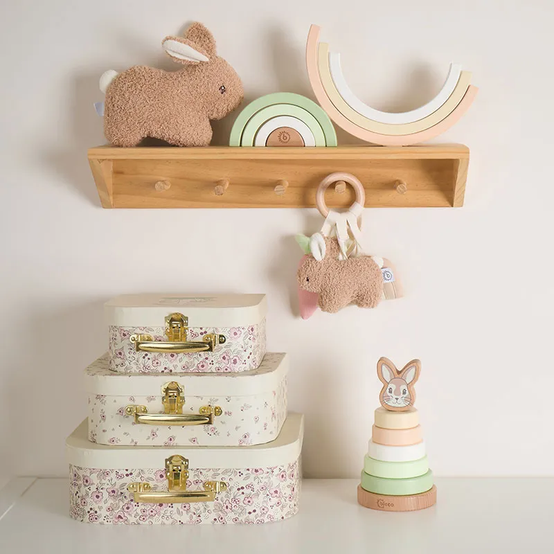 Hochet peluche Hase Lapin - 17x13x7cm-5