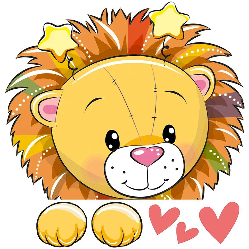 Stickers - Prise Lion peluche-2