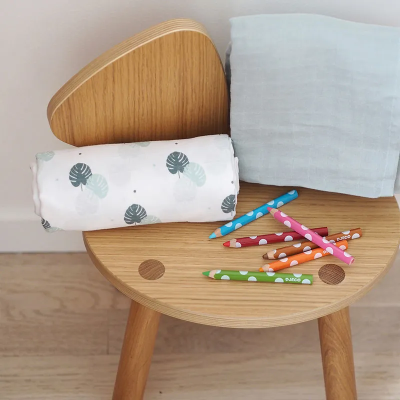 2 Langes Bébé XXL Mirage Gris - 120x120cm-1