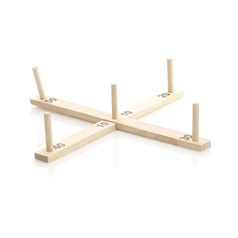 Jeu de lancer d'anneaux Bois - 4+-4