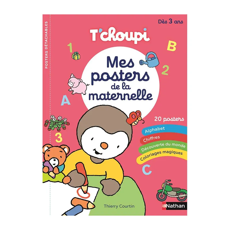 T'Choupi Mes posters de la maternelle - 36m+-0