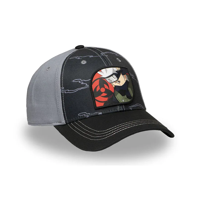 Casquette baseball Naruto Shippuden Kakashi - Noir/Gris-2