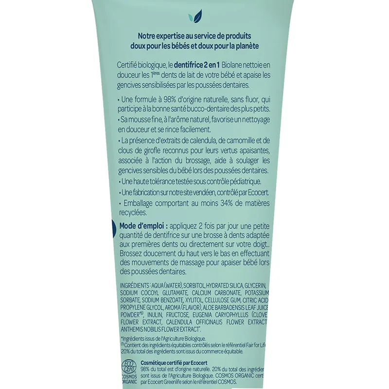 2 Dentifrices BIO - 2x50ml-2