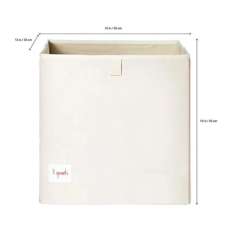 Cube de rangement jouets Paresseux - 33x33cm-3
