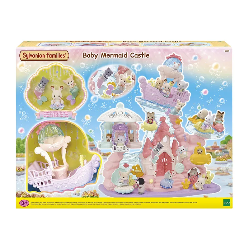 Château des sirènes & 3 bébés - 30pcs-17