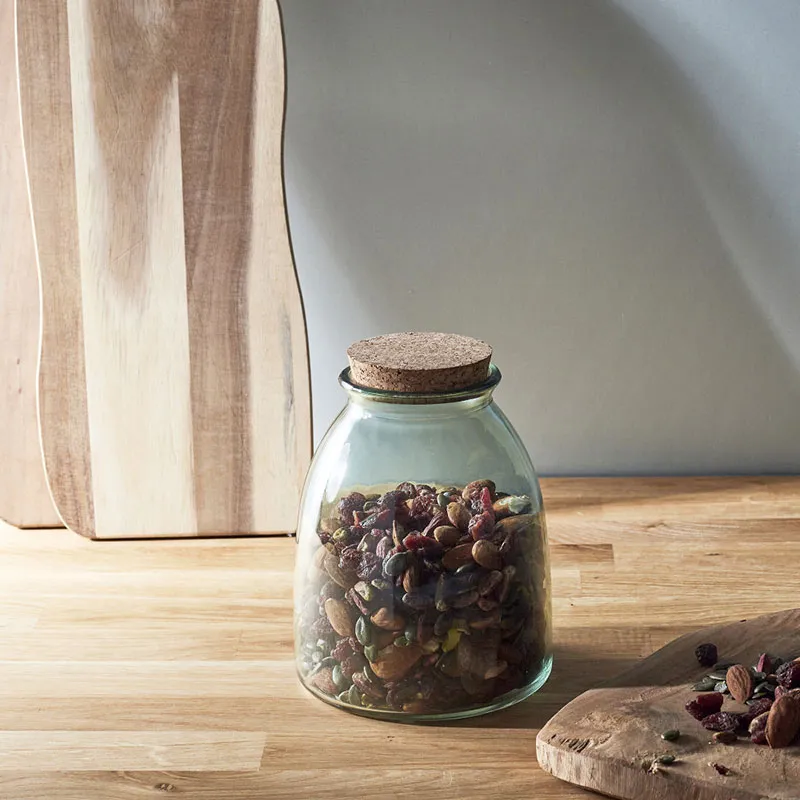 3 Bocaux en verre transparent Liège - 1L-1