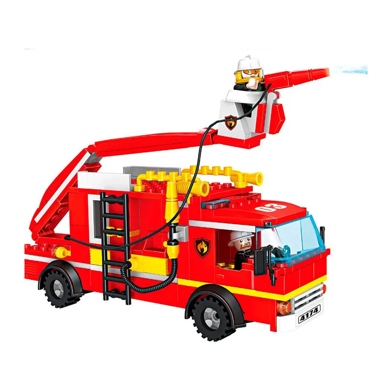 Jeu de construction Camion de pompiers 328pcs - 6+-0