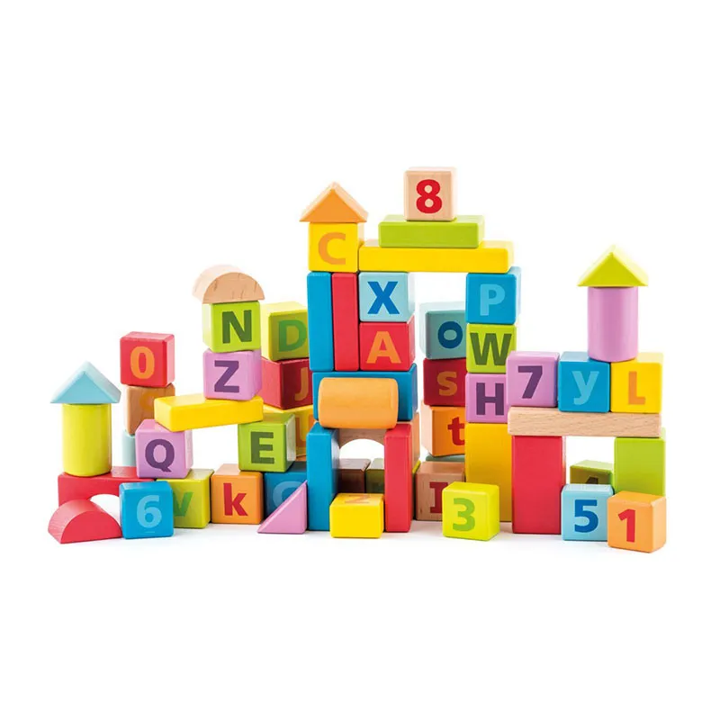Blocs de construction Alphabet & Chiffre 60pcs - 24m+-0
