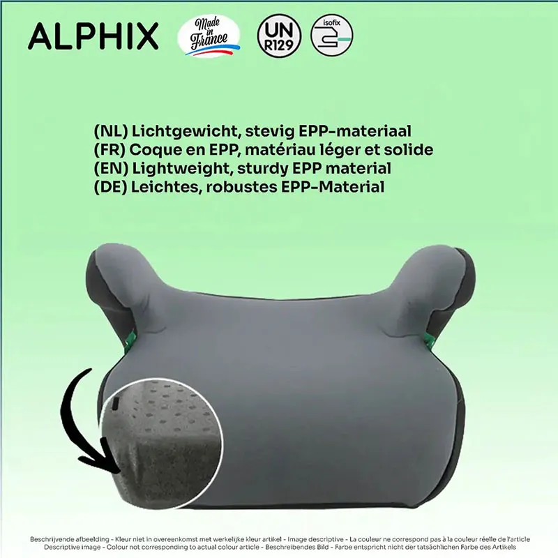 Réhausseur I-Size/Isofix 125-150cm Alphix - Coccinelle-4