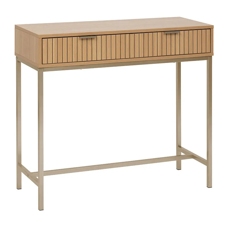 Console 2 Tiroirs Tasso - 80,5x35x90cm-0