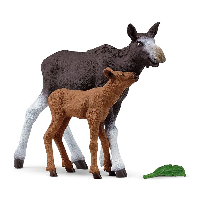 Élan Femelle avec Veau - Wild Life-0