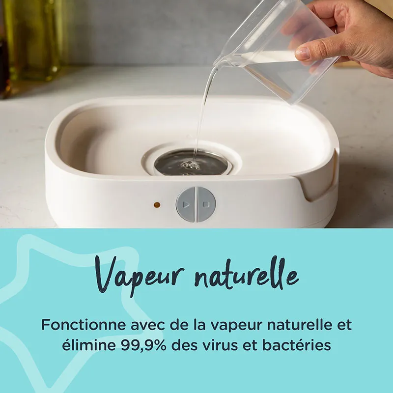 Stérilisateur électrique à vapeur - Blanc-2