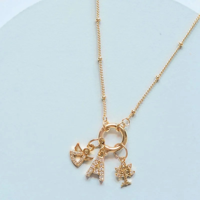 Charm Ange - Plaqué Or-1