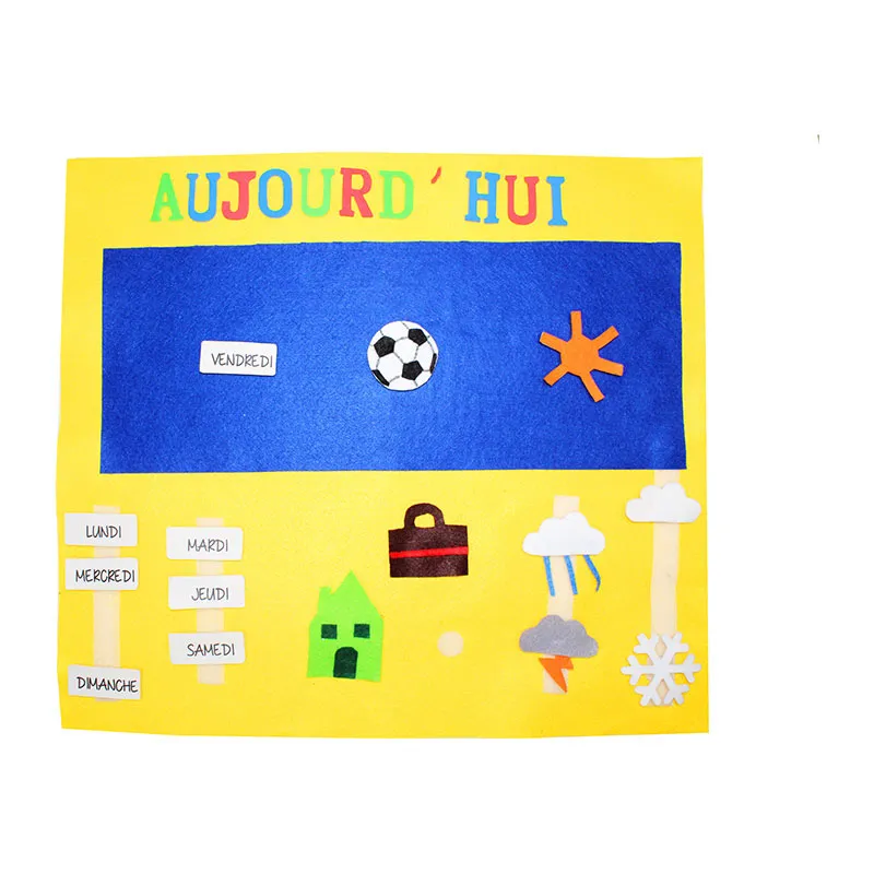 Coupons feutrine 45x50cm 12pcs - 3+-1