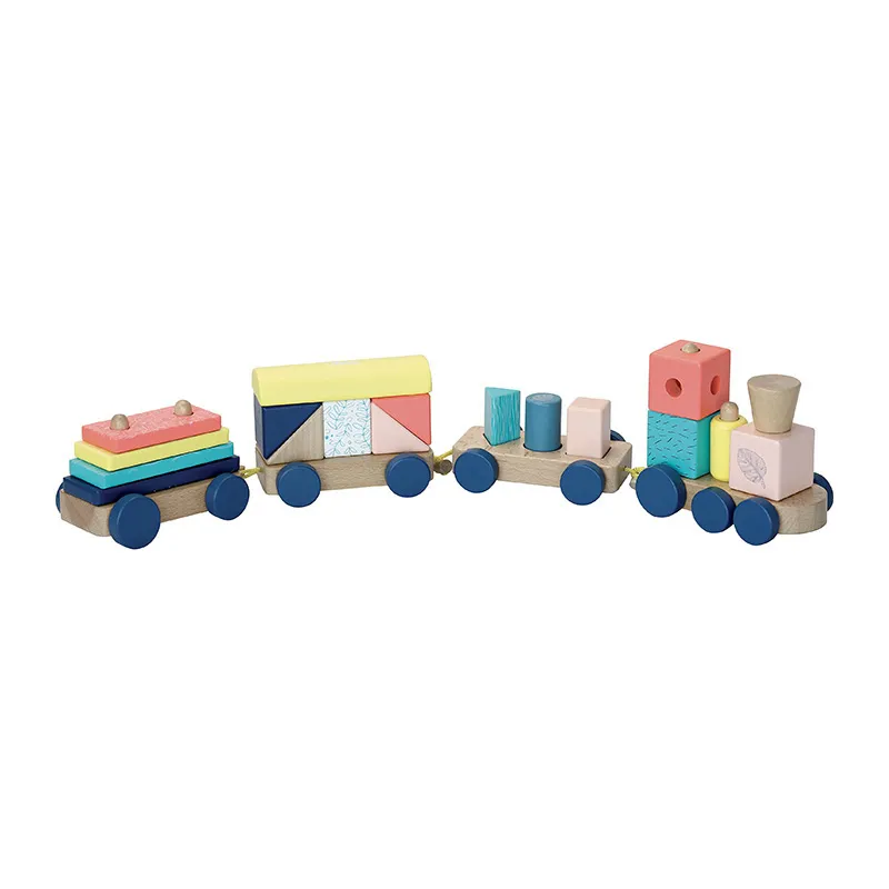 Jeu d'équilibre Train de cubes Sous la canopée - 18m+-2