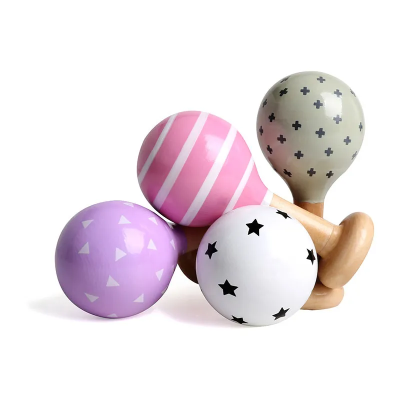 Hochet en bois Maracas Aléatoire - 0m+-2