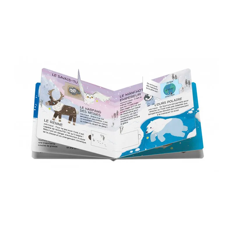Mémo + livre Protégeons les animaux La banquise - 4+-3