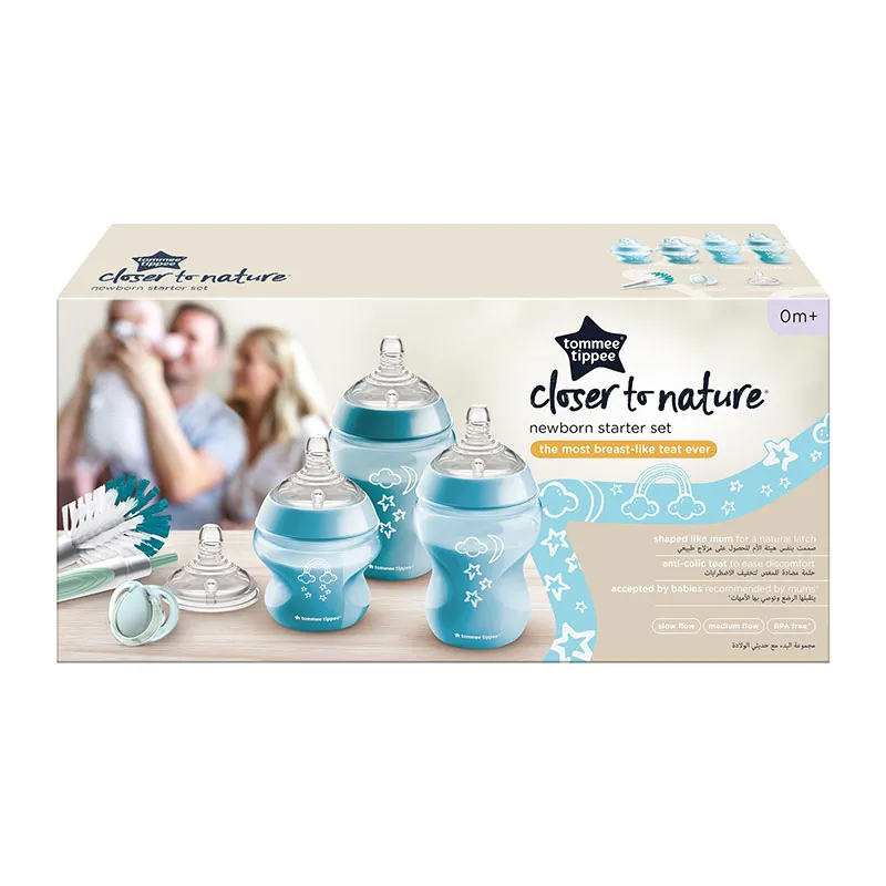 Coffret naissance Closer To Nature Transparent/Bleu - 0m+-2