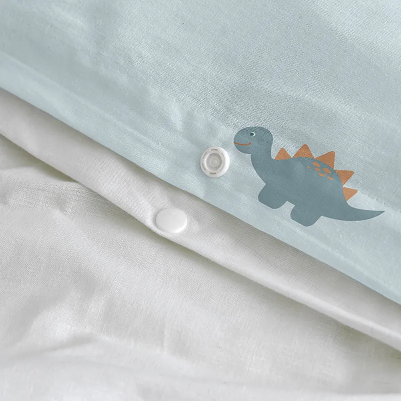 Parure 2pcs Coton Mini dinosaure - 100x120cm-3