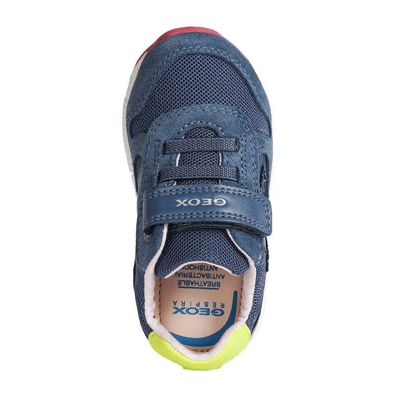 Sneakers Alben Étoile - Bleu Avio/Jaune Fluo-5