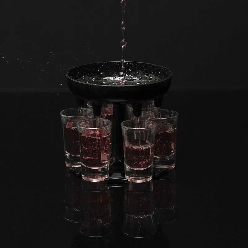 Distributeur de 6 verres à shooter - 13x13x13cm-2