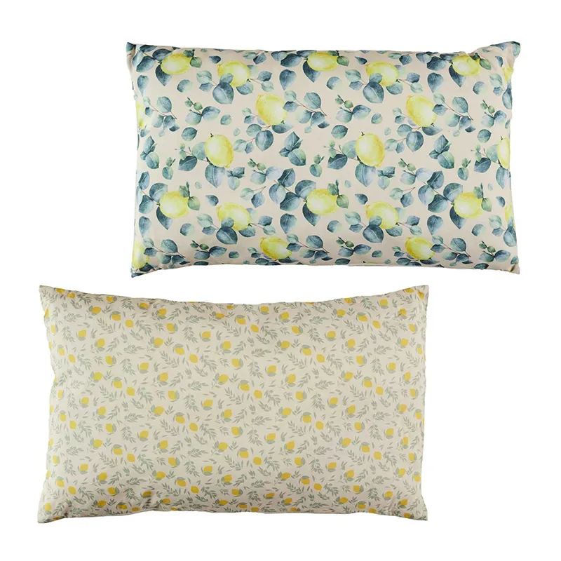 Coussin déperlant Citrons Aléat. - 30x50cm-0