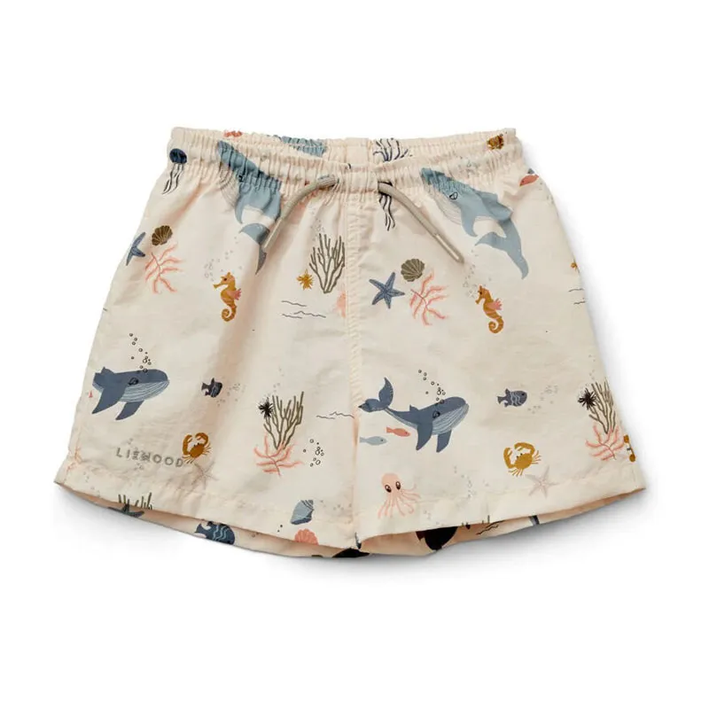 Short de bain Duke Sea creature & Sandy - Liewood-0
