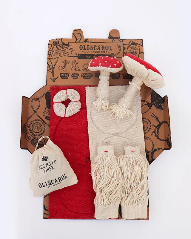 Kit de couture DIY Spot & Spotty Le Champignon - 6+-1