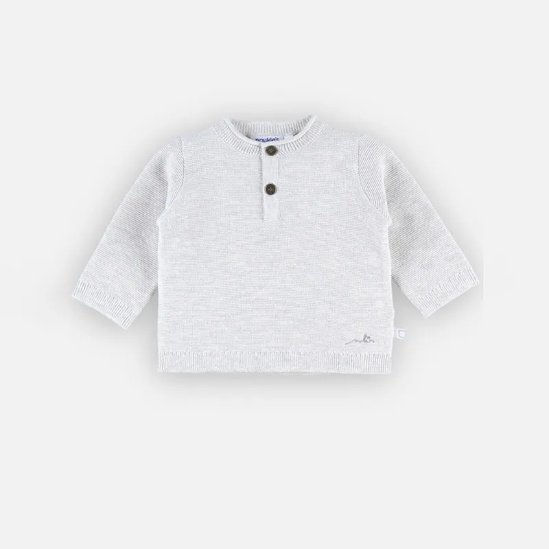 Pull + pantalon Cérémonie Noukie's - Gris-2
