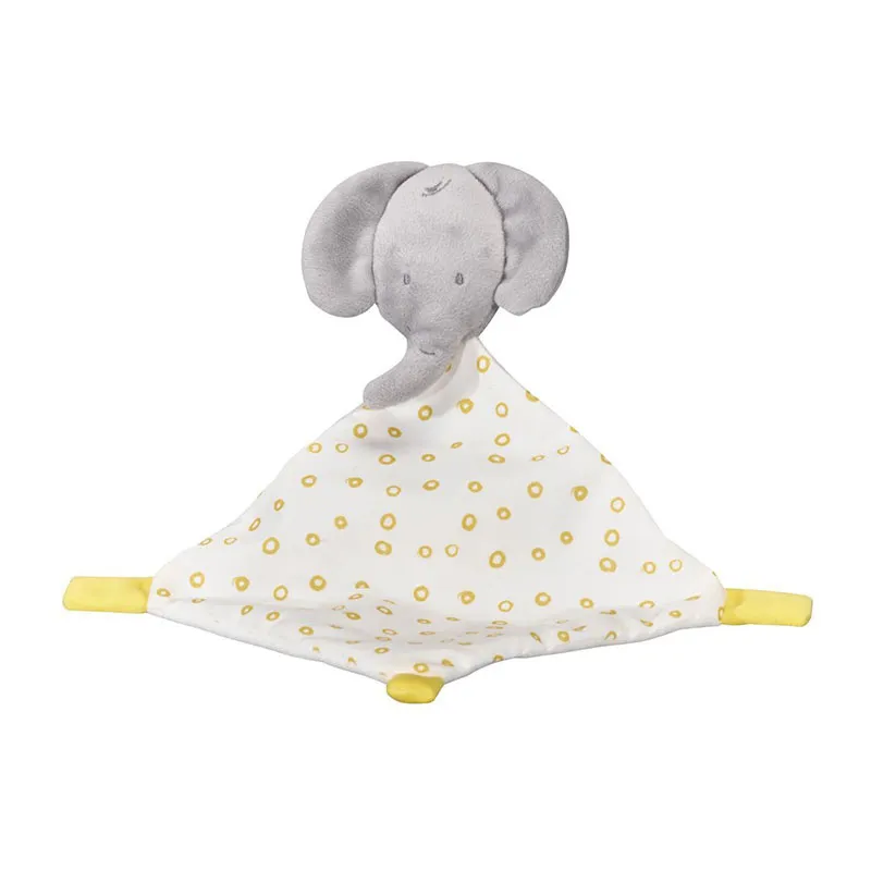 Doudou mouchoir Eli & Zeli - 34x30x3cm-1
